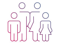 Testmarkt_Icon_Demoskopie Grafik einer Familie