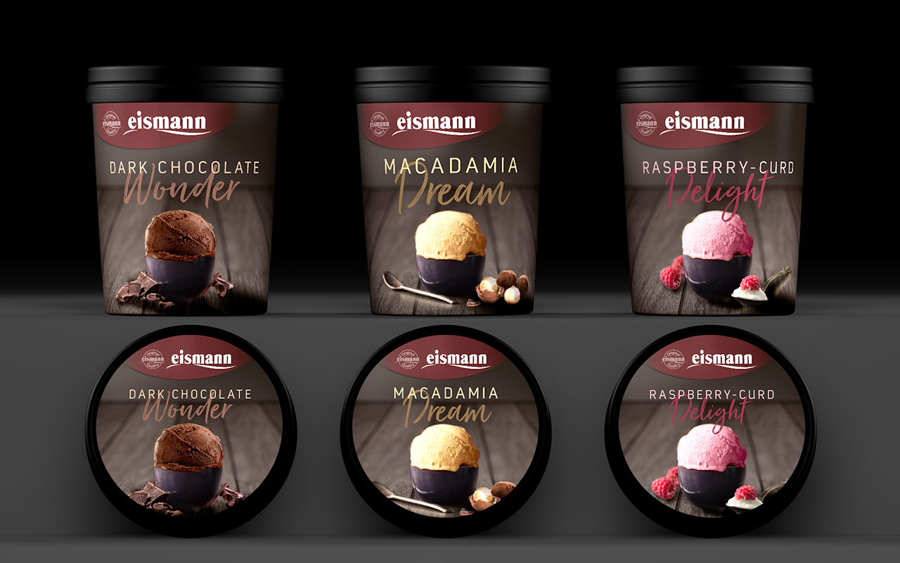 eismann Premium Eis Package Design